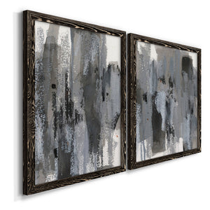 Loft Pastel III - Barnwood Framed Canvas Set