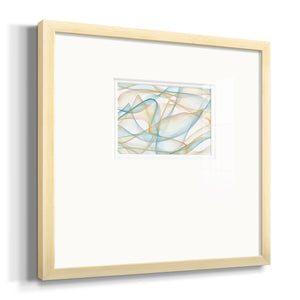Curves and Waves V Premium Framed Print Double Matboard
