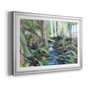 Rambling Blues - Modern Framed Art Print