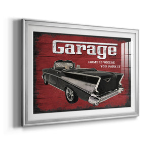 The Garage - Modern Framed Art Print