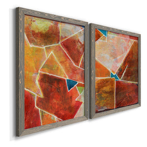 Primary Connection VII - Barnwood Framed Canvas Set