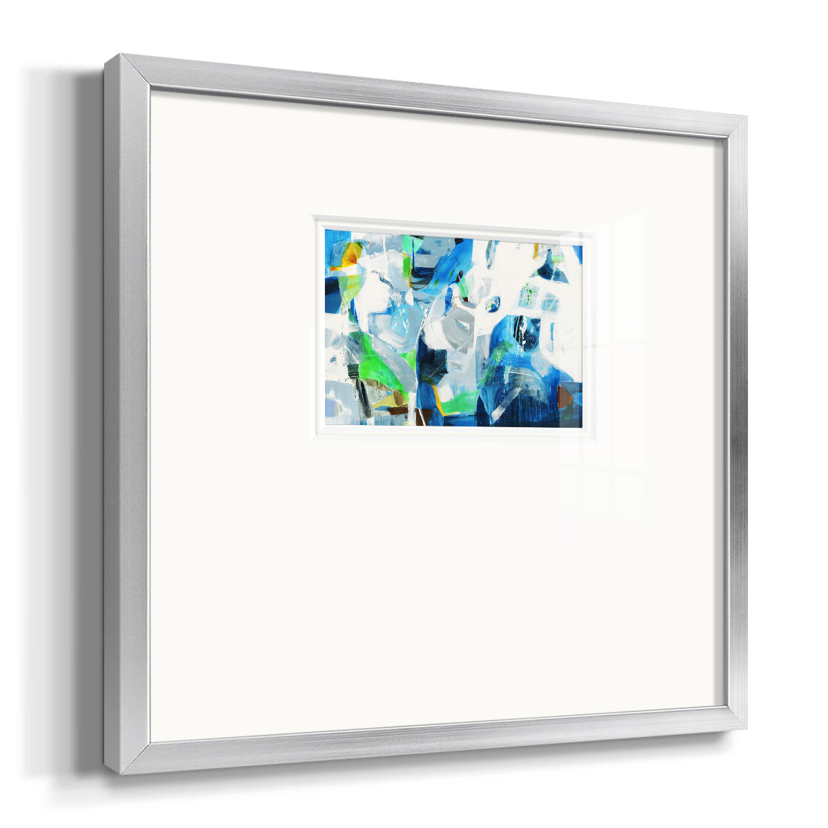 Down the Rapids- Premium Framed Print Double Matboard