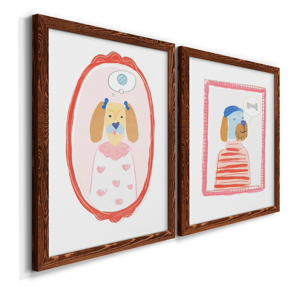 Cameo Characters III - Premium Framed Canvas 2 Piece Set - Ready to Hang