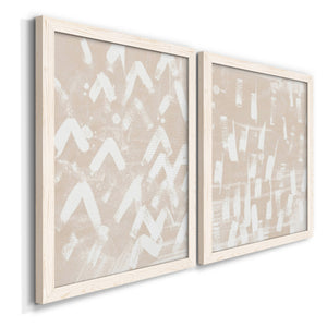 Earth Etching III - Premium Framed Canvas 2 Piece Set - Ready to Hang