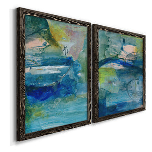 Spring Winds VII - Barnwood Framed Canvas Set