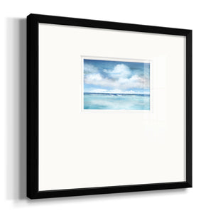 Caribbean Clouds Premium Framed Print Double Matboard