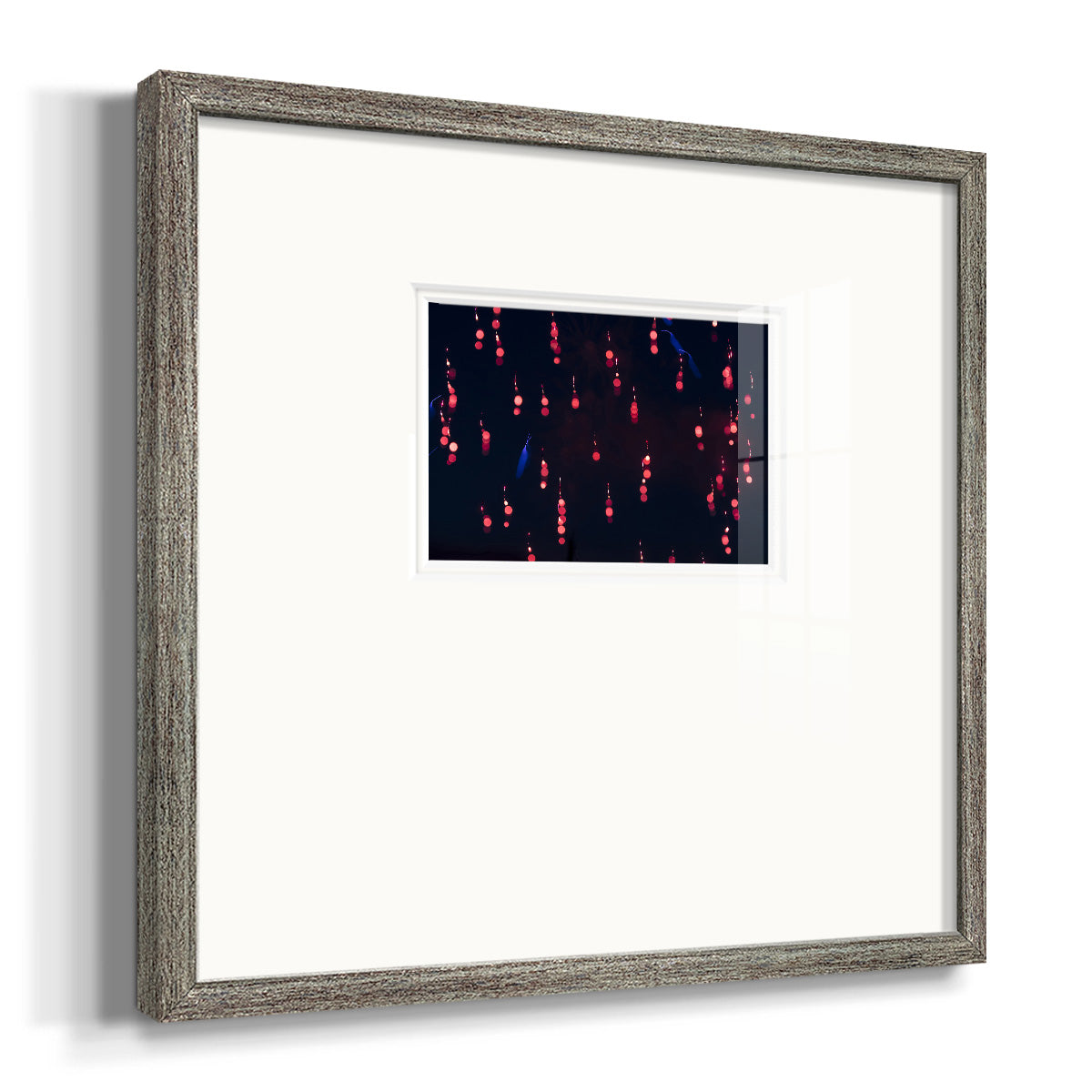Crimson Constellation- Premium Framed Print Double Matboard