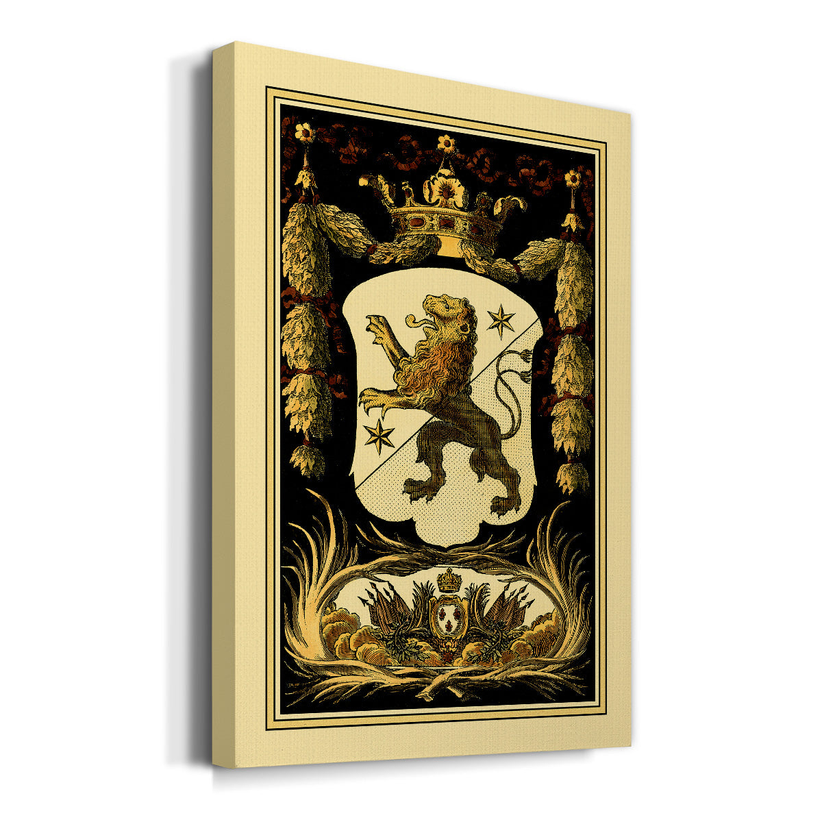 Family Crest III Premium Gallery Wrapped Canvas - Ready to Hang