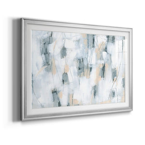 Stone Hatchmarks II - Modern Framed Art Print