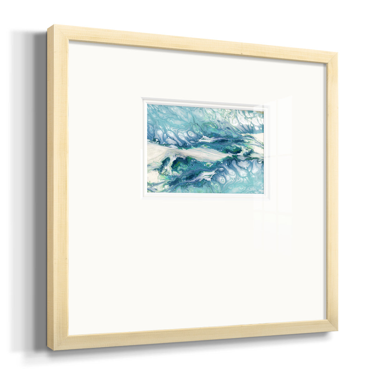 Marble Montage Premium Framed Print Double Matboard