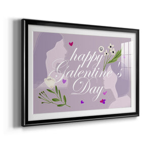 Happy Galentine's Day Collection A - Modern Framed Art Print
