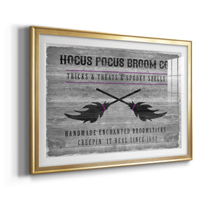 Hocus Pocus Broom Co. - Modern Framed Art Print