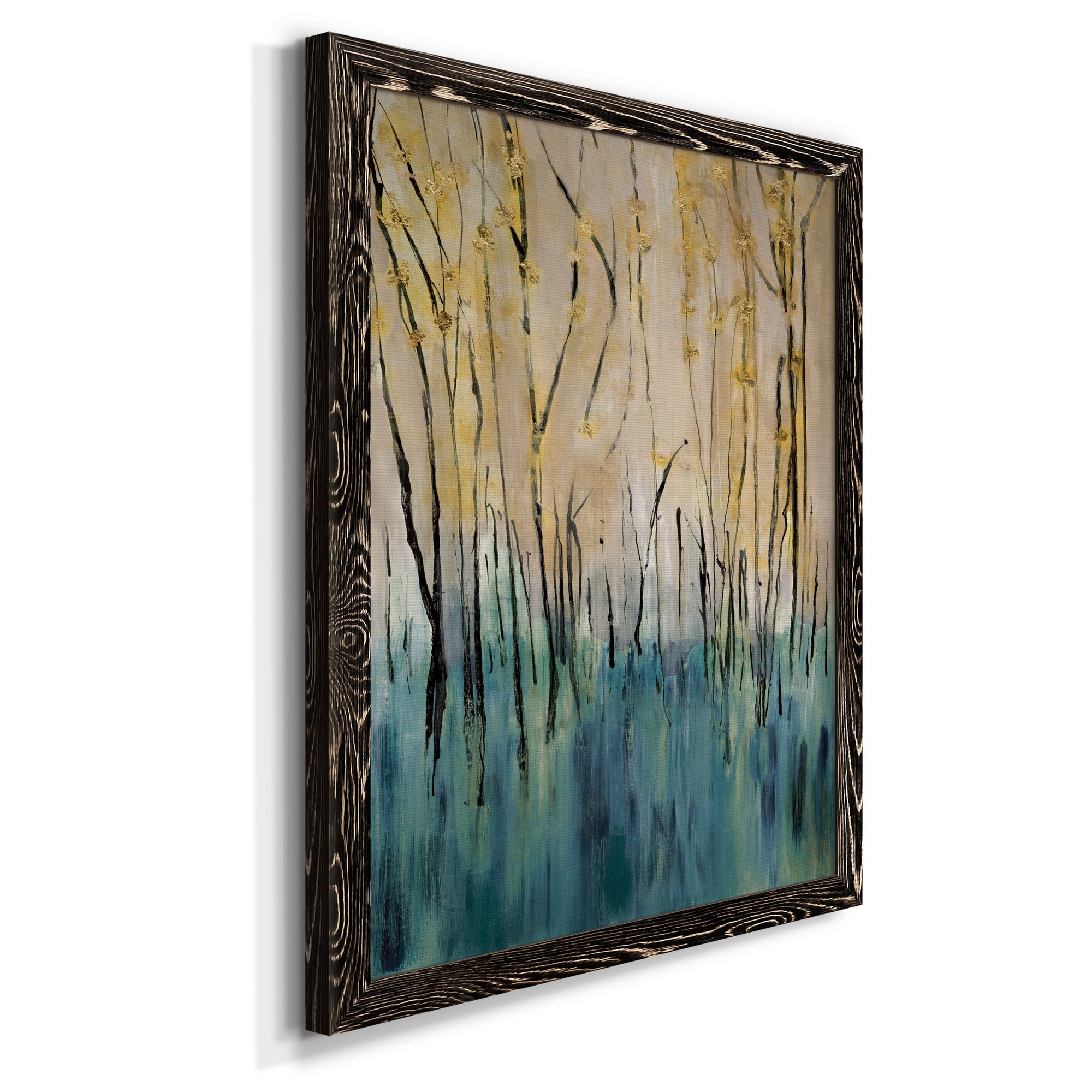 Mountain Air - Premium Canvas Framed in Barnwood - Ready to Hang