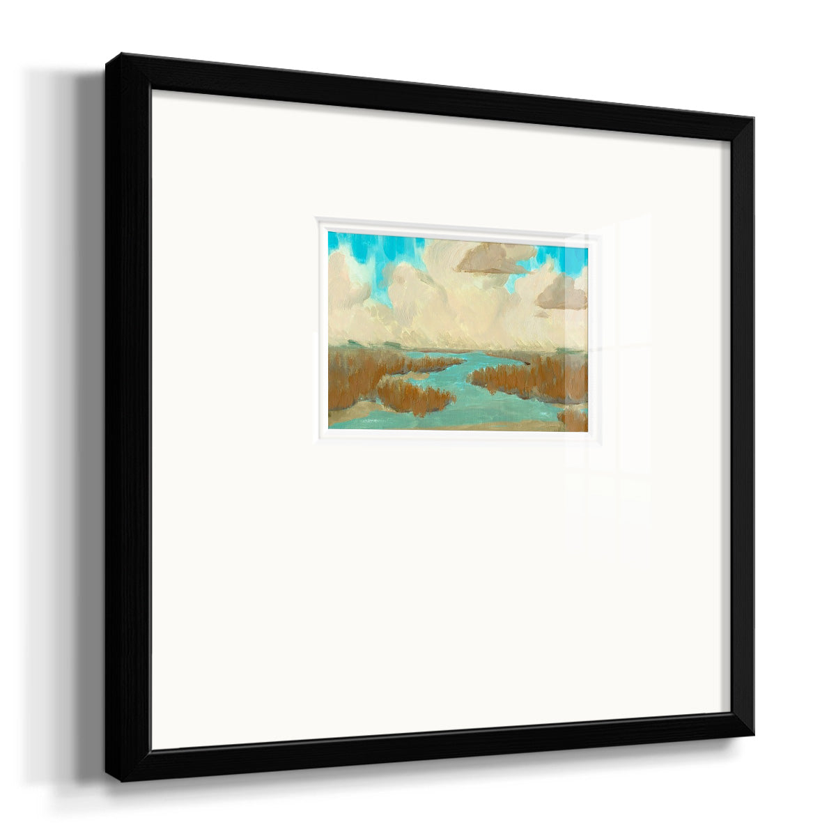 Fripp Island Water I Premium Framed Print Double Matboard