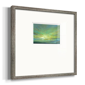 Coastal Views II Premium Framed Print Double Matboard