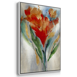 Wild Flower Bouquet - Framed Premium Gallery Wrapped Canvas L Frame - Ready to Hang
