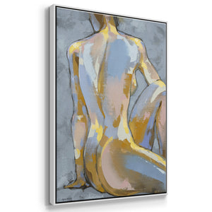 Grey Maiden II - Framed Premium Gallery Wrapped Canvas L Frame - Ready to Hang