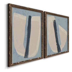 Paper Slice I - Premium Framed Canvas 2 Piece Set - Ready to Hang