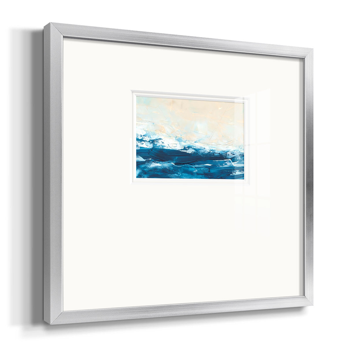 Wave after Wave III Premium Framed Print Double Matboard