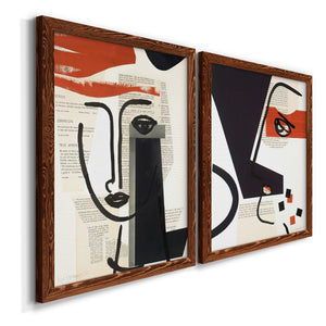 Faces of A Century V - Barnwood Framed Canvas Set