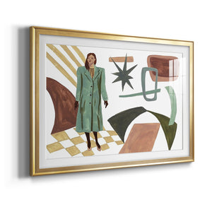 Vintage Vibes II - Modern Framed Art Print