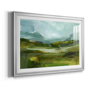 Emerald View III - Modern Framed Art Print
