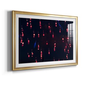 Crimson Constellation - Modern Framed Art Print