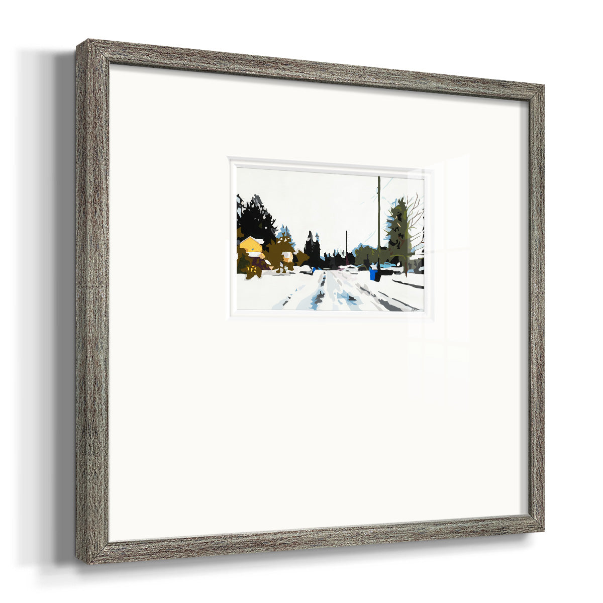 Winterhood Premium Framed Print Double Matboard