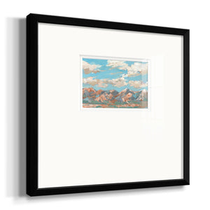 Pastel Western Vista I Premium Framed Print Double Matboard