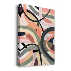 Pastel Tangle II - Canvas Art Print
