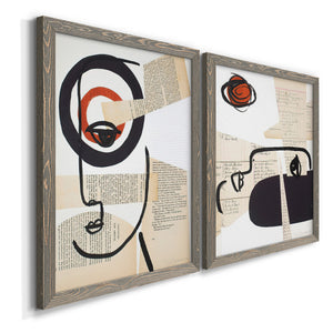 Faces of A Century I - Barnwood Framed Canvas Set