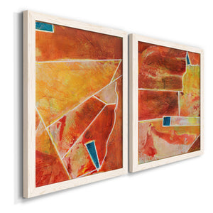 Primary Connection III - Barnwood Framed Canvas Set