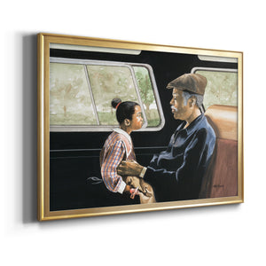 Road Trip II - Modern Framed Canvas Print