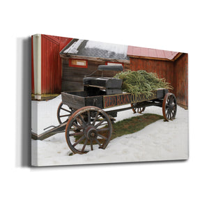 Country Store Wagon - Premium Gallery Wrapped Canvas  - Ready to Hang