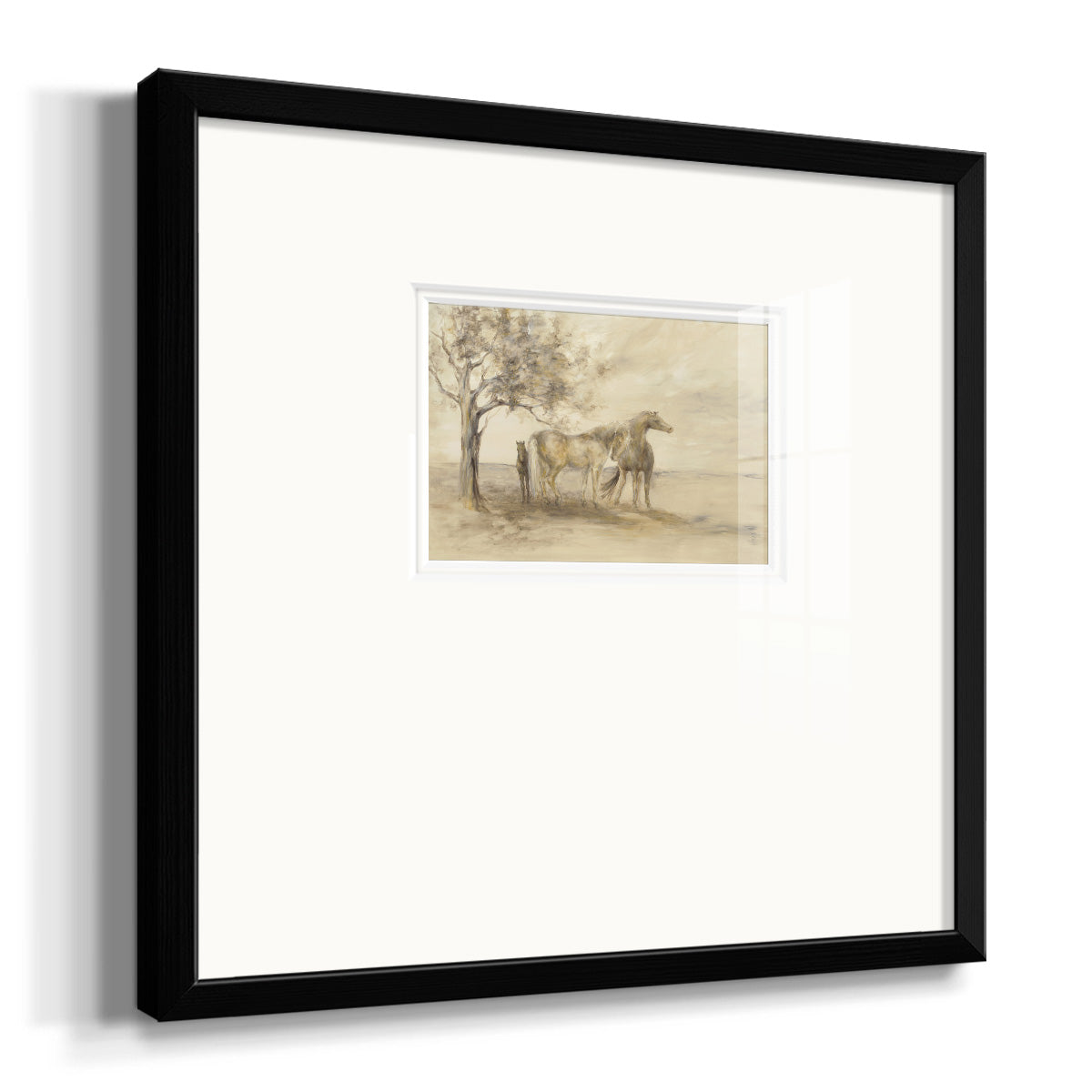 FAMILY TREE Premium Framed Print Double Matboard