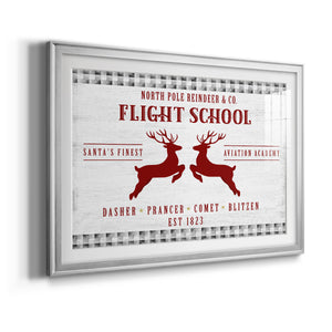 Flight School - Modern Framed Art Print