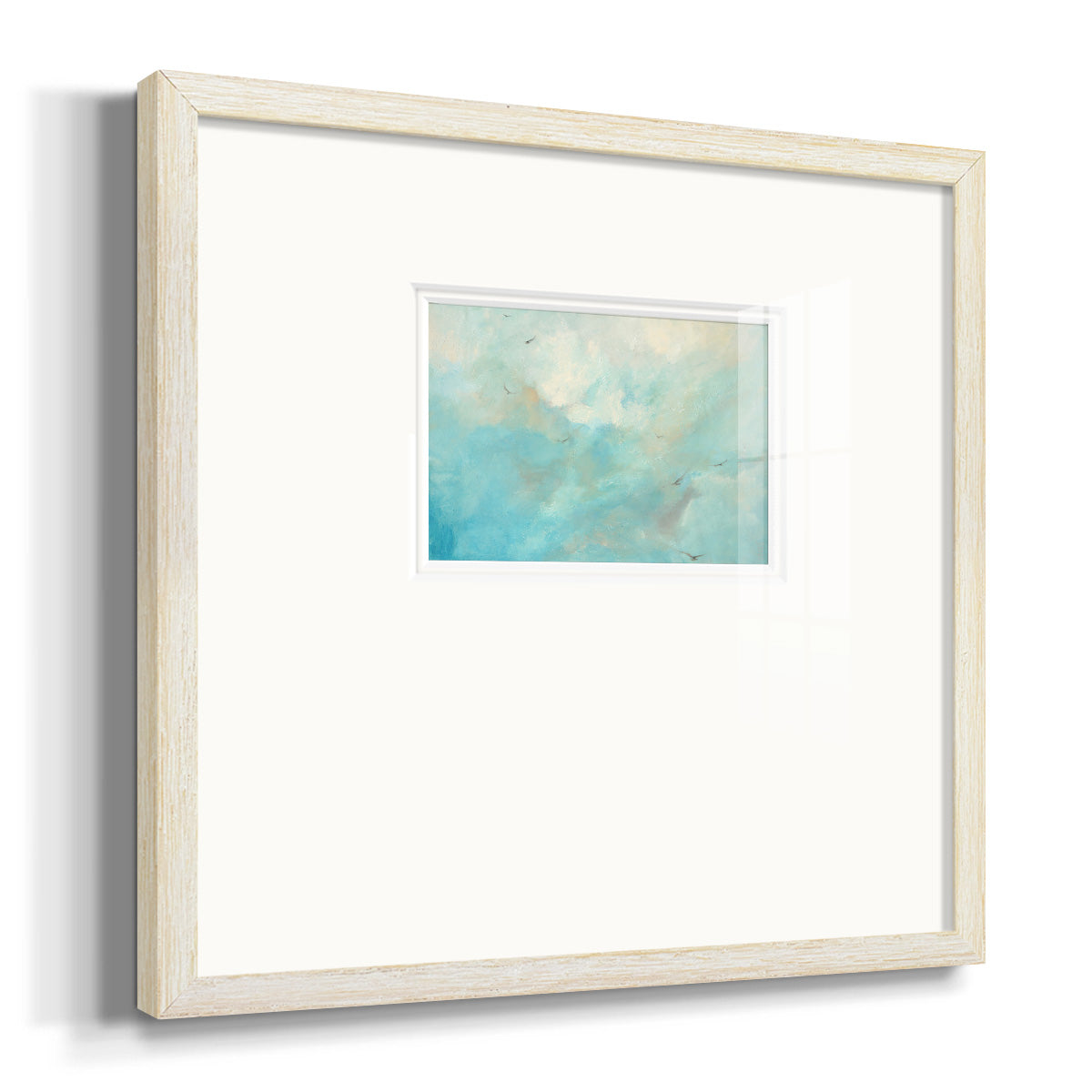 Flying Home  Premium Framed Print Double Matboard
