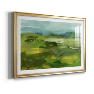 Emerald View IV - Modern Framed Art Print
