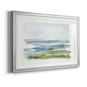Coastline Splash I - Modern Framed Art Print
