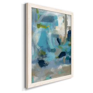 Circle the Beachfront - Premium Canvas Framed in Barnwood - Ready to Hang