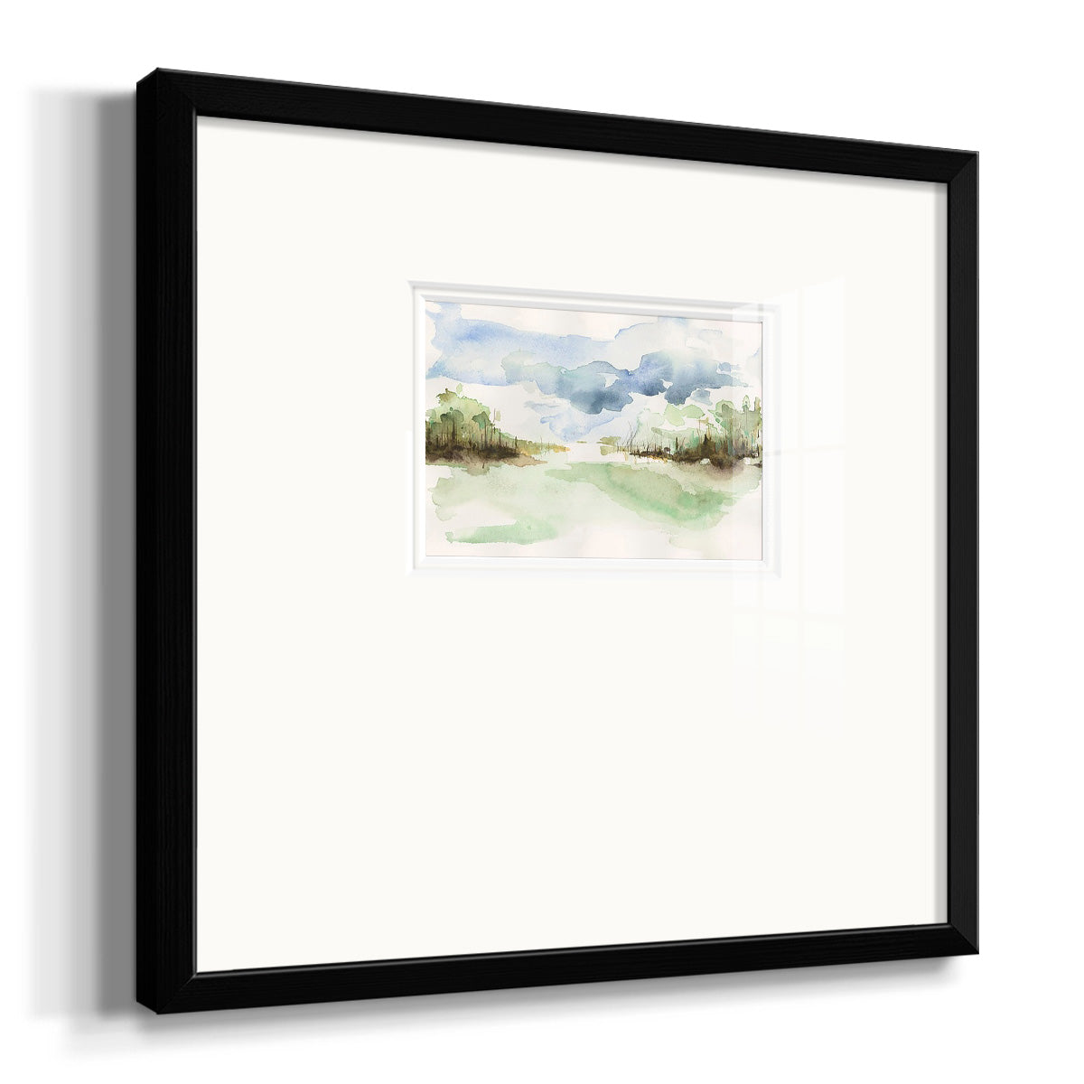 Brush Thickets II Premium Framed Print Double Matboard