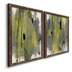 Loft Pastel I - Barnwood Framed Canvas Set