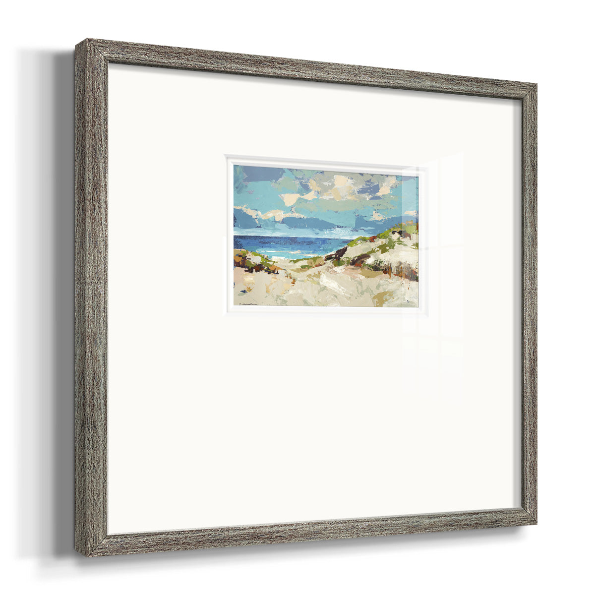 Dunes I Premium Framed Print Double Matboard