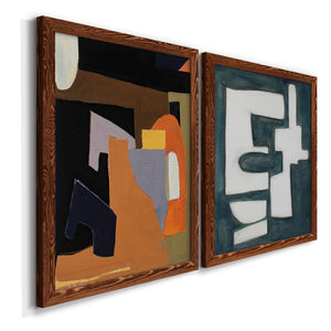 The Olive Press Rooom - Barnwood Framed Canvas Set