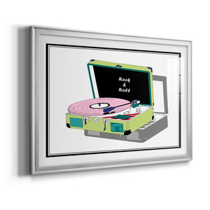 Record Shop II - Modern Framed Art Print