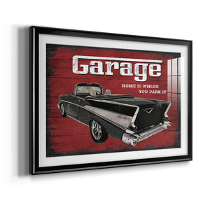 The Garage - Modern Framed Art Print
