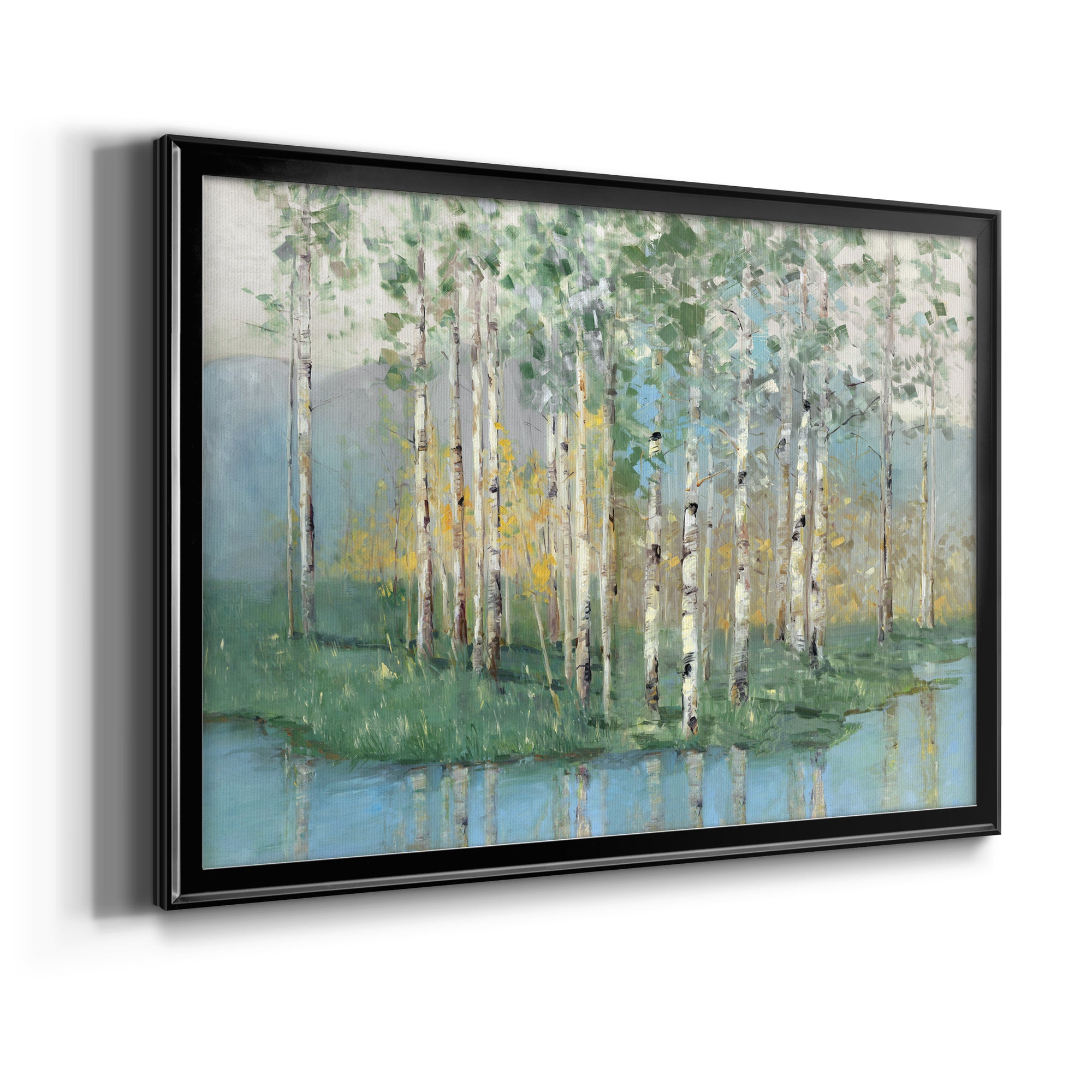 Birch Reflections Revisited Premium Classic Framed Canvas - Ready to Hang