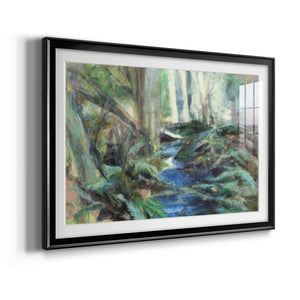 Rambling Blues - Modern Framed Art Print
