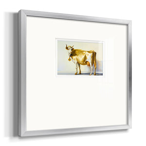Gold Cow Premium Framed Print Double Matboard