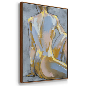 Grey Maiden II - Framed Premium Gallery Wrapped Canvas L Frame - Ready to Hang